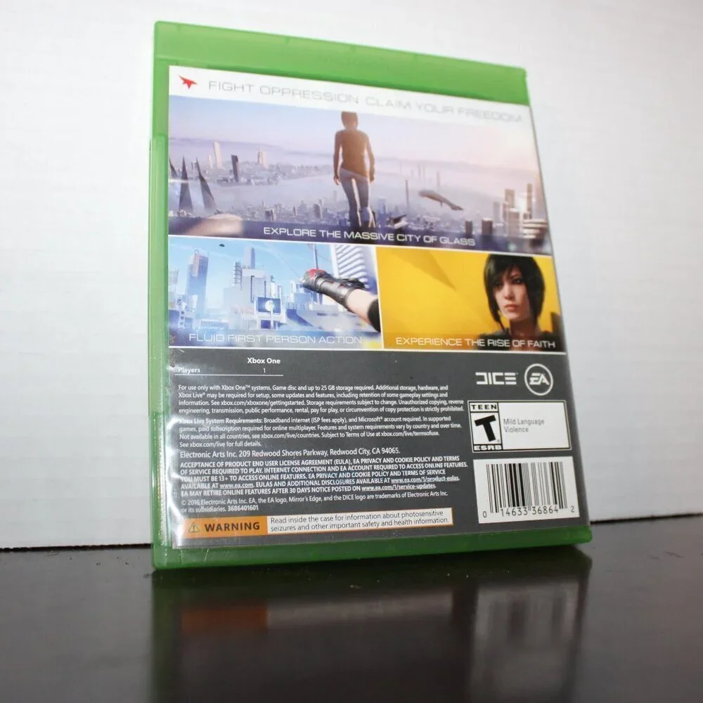 Xbox One Mirror's Edge Catalyst - EA DICE Action Adventure Game
